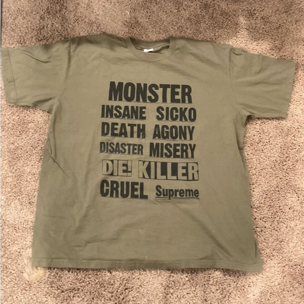 Olive Green Supreme XXL Tee